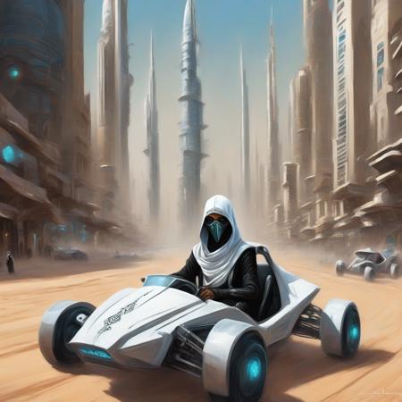 johnslegersart Arab scifi