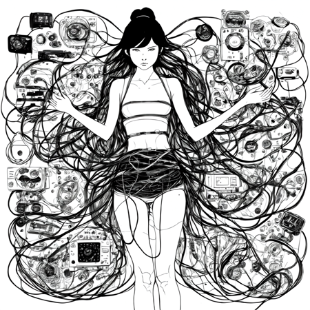 djz Lineart Girl