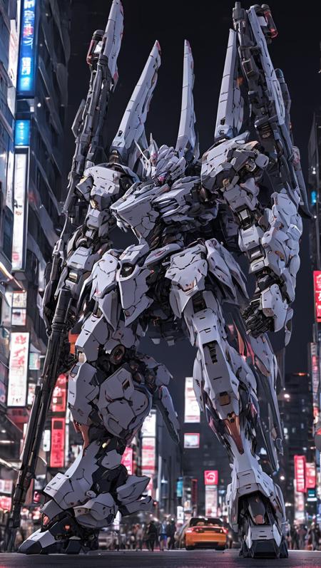 [Illustrious / SDXL] Super robot diffusion XL (Gundam, EVA, ARMORED CORE, BATTLE TECH like mecha lora)版本v1.5 (ID: 164487)