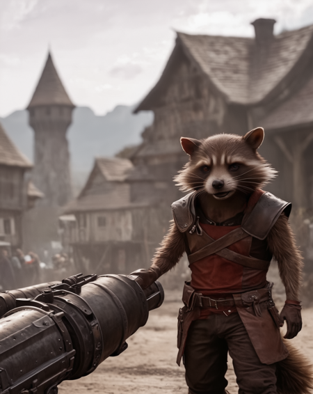 Rocket Raccoon SDXL