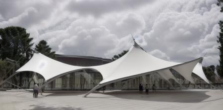tensile pavilion