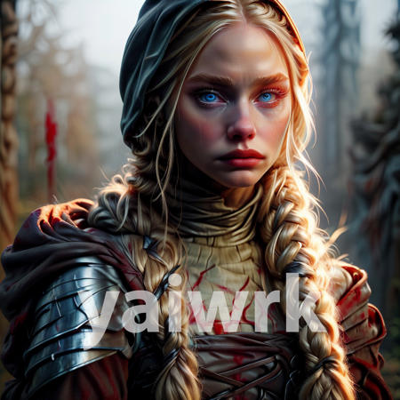 Blonde warrior SD