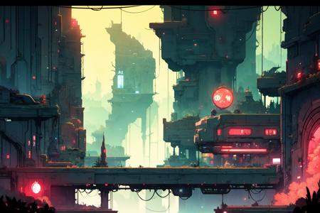 Horizontal game scene design