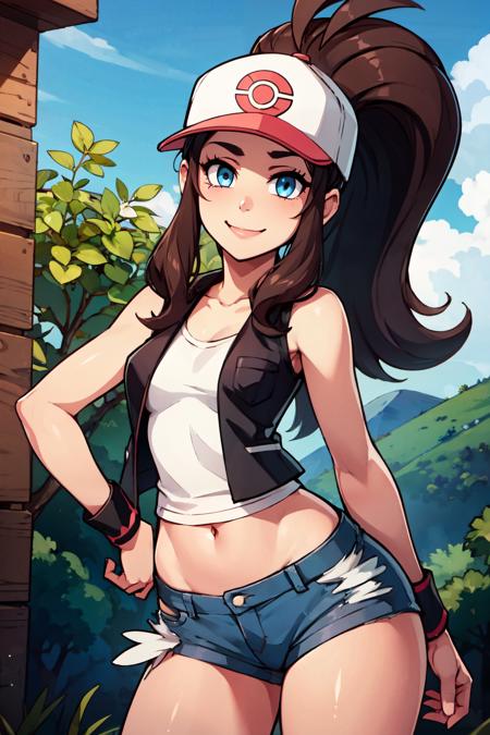 Hilda: Monochrome Master |トウコ  (Pokemon) [Pony & Illustrious & SD1.5]