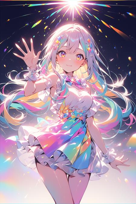 SDXL|Shine colorful|realistic|animation