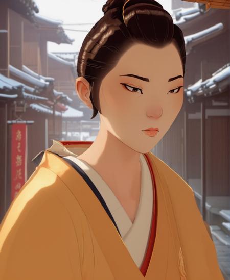 Blue Eye Samurai Style