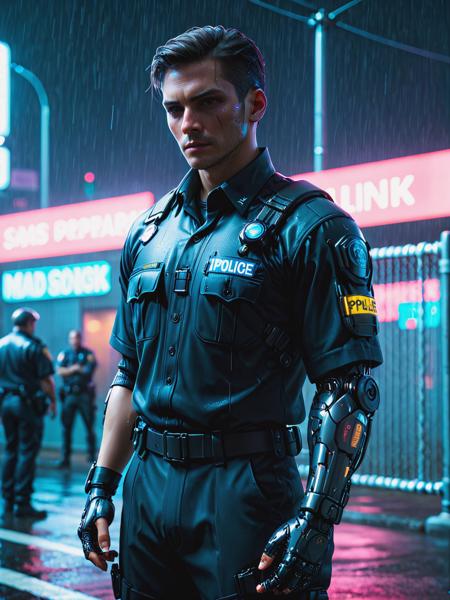 Neon Cyberpunk - Cyberware SDXL版本SDXL v2 - Cyberarms (ID: 646600)