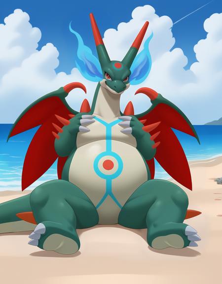 Mega Charizard X2 - Pocketown (Pokemon) - SDXL(Pony)