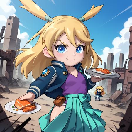 Female Musashi ムサシ (女の子) // Pony Character LoRA // Sushi Striker: The Way of Sushido 超回転 寿司ストライカー