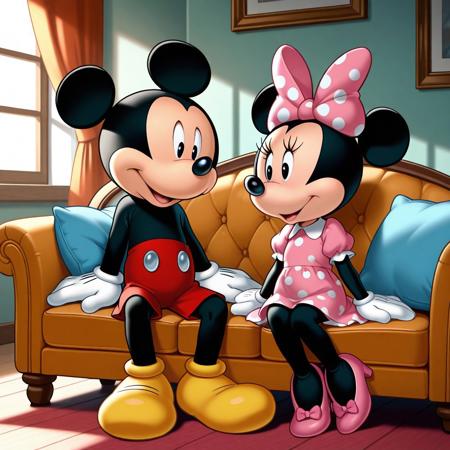 Mickey and Minnie together.版本V2 (ID: 1301080)