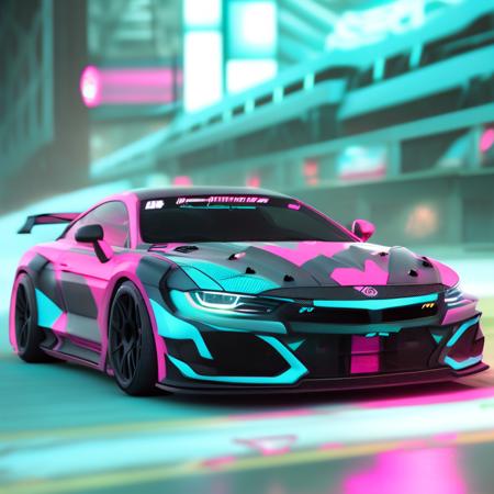Flonix's Fast but Furios - A Universal Neon Cyber Model of SICK cars and Styles - Model 2.X Embedding