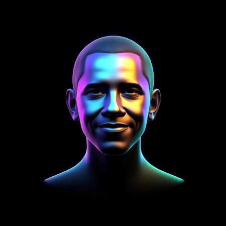 Flux LoRA Iridescent 3D Icons版本v1.0 (ID: 891708)