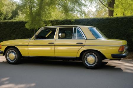Mercedes Benz W123 - German classic saloon car