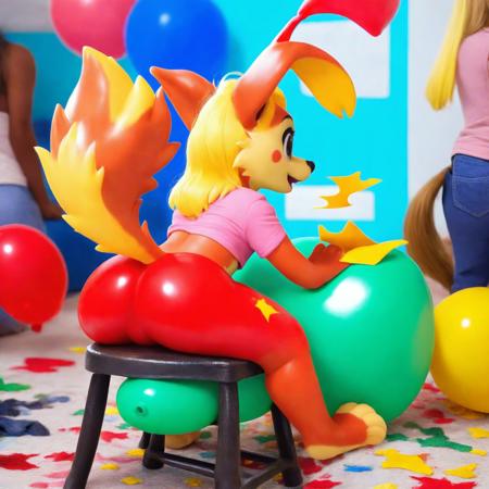 Sitting on a Balloon for PonyDiffusionXL v6