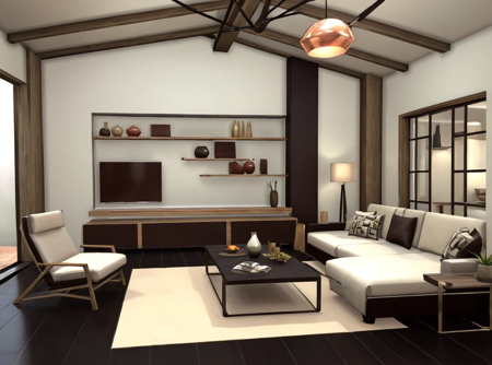 Interior Designs Collection - 25 Assets [XL]版本20 Refined Modern Home (ID: 535140)