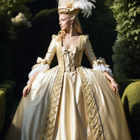 Georgian rococo gown