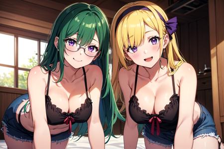 OpenPose: 2girls, all fours版本v1.1 (ID: 149155)