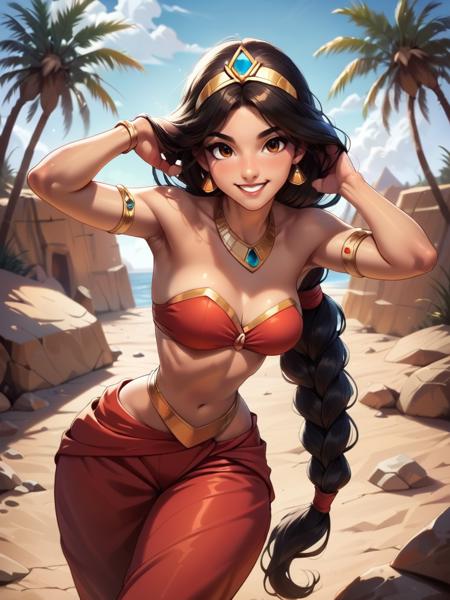 Jasmine (Aladdin) Disney Princess - SD 1.5 | XL PONY - by YeiyeiArt