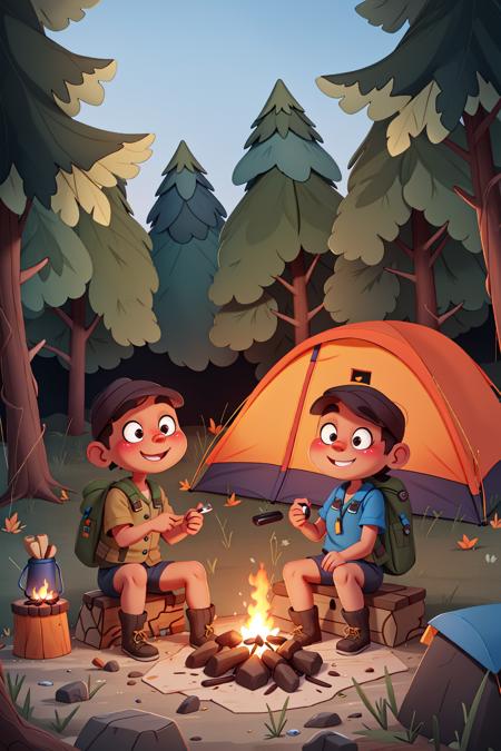 Cute Cartoon Illustration