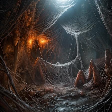 Giant spider lair