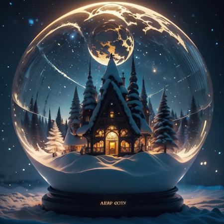 Christmas crystal ball