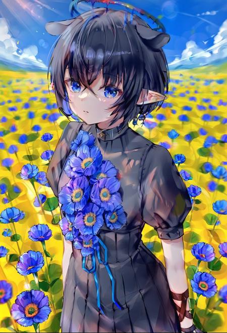 Ninomae Ina'nis meconopsis - PonyV6