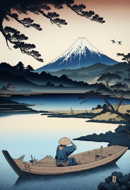 Hokusai style - for Animagine XL版本v1.0 (for Animagine XL) (for Animagine XL)