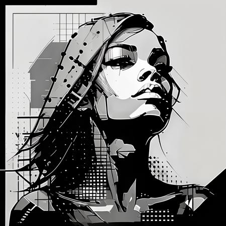 Halftone Punk. LoRA