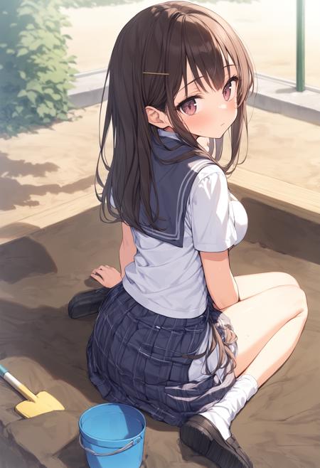 [SDXL&Pony] sand pit / 砂場版本Animagine v1.0 (ID: 393311)