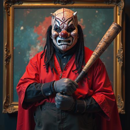 SLIPKNOT band. Number 6 masked. Clown