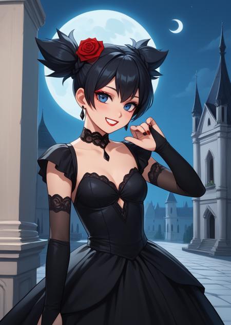 Kurumi Nui (Human Kuromi - Sanrio) [Illustrious/pony]