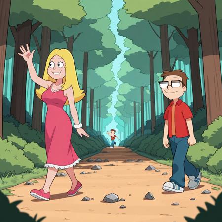 Steve and Francine Smith (American dad) pony/illust