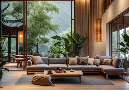新中式、现代化室内设计 Utopian Rustic Chinese Interior