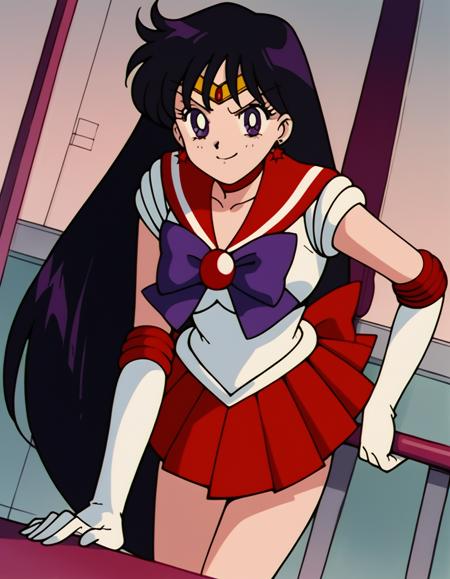 Rei Hino (火野 レイ) / Sailor Mars (セーラーマーズ) - Sailor Moon (美少女戦士セーラームーン) - COMMISSION W/ DATASET版本anime s3 (ID: 703110)