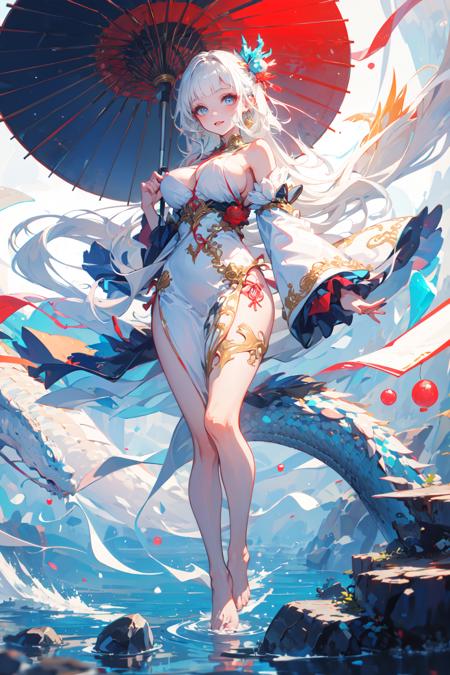 龙年立绘/Dragon and girl