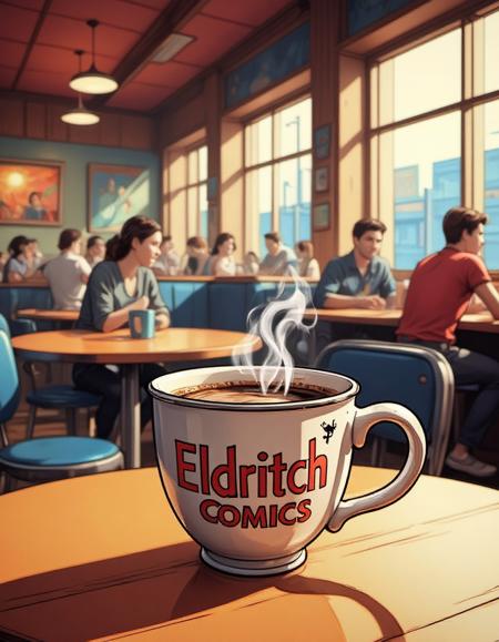 Eldritch Comics  | for Flux.1 dev