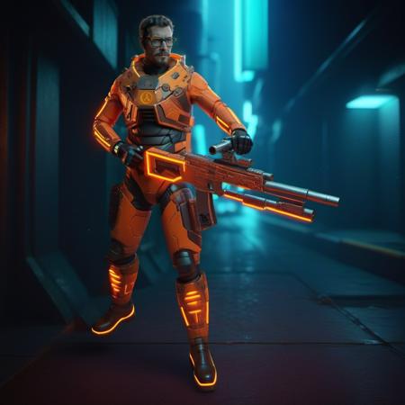 Gordon Freeman - Half Life - Realistic SDXL