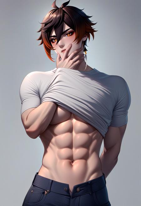 Guilty Challenge Meme (Shirt Lift) | Concept LoRA XL