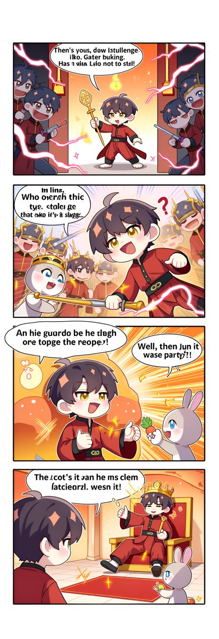 In- Context-Lora｜Cute 4koma 可爱四格漫画