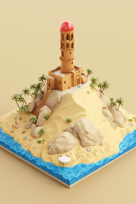 Desert Buildings (Isometric) [SDXL & SD1.5]