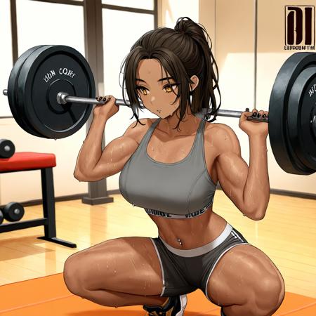 Navel Stud Piercing [Concept] (NoobAI)