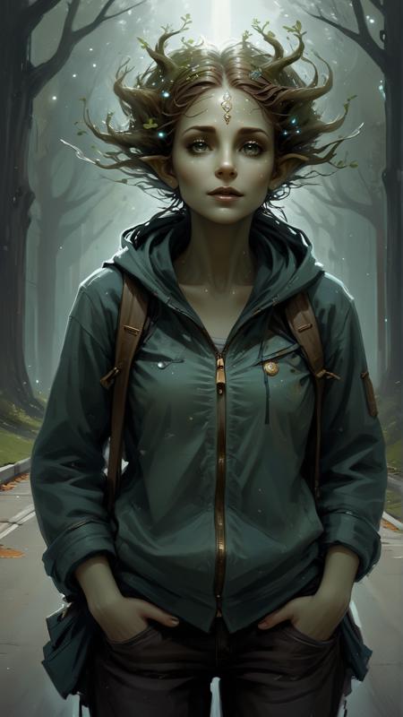Dryad - Creature Concept - SDXL