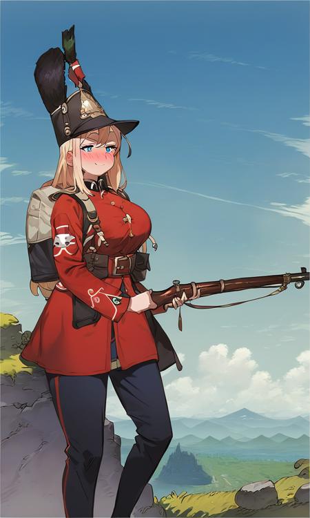 Red coat:british army uniform