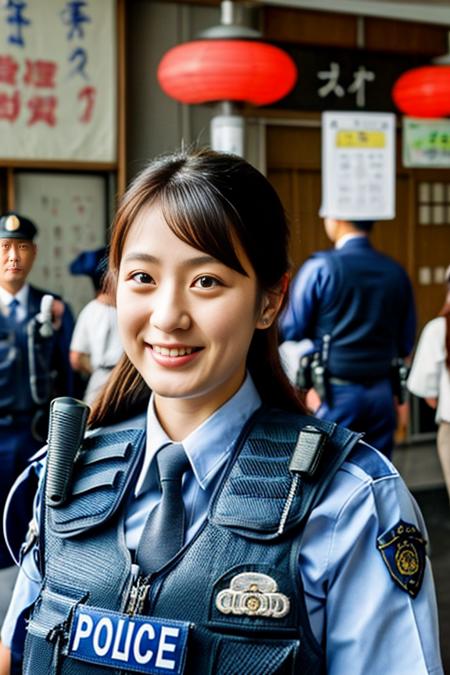 Japanese Police Uniform by Stable Yogi
