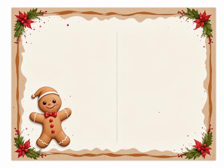 ? Christmas Postcard Template - Print your own generated X-mas card! ? [SDXL]
