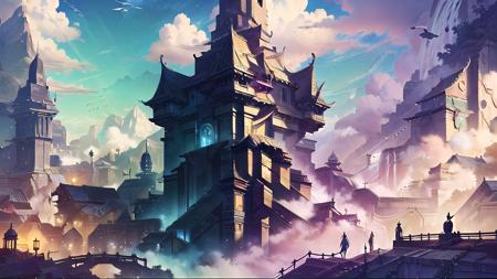 Background Fantasy & Cyber Punk