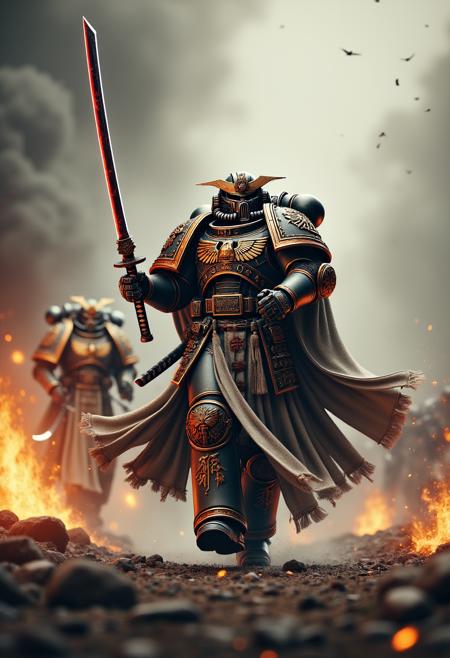 Edo Space Marine - Warhammer 40,000 (Flux)版本V1 (ID: 826861)