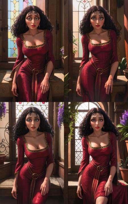 Mother Gothel | Tangled | 3 Attires | ownwaifu