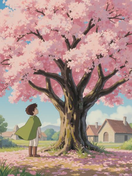 【Illustration 】Juaner-Ghibli-Style Hayao Miyazaki style  animated movie  Flux