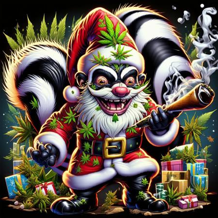 Grungy Ganja Gang | Flux/SDXL | Kannakrew版本vSD35L1.0.5-ggg_style (ID: 1075129)